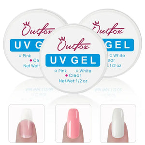 1/2Oz Builder UV Gel Nail Polish For Extension Finger Building Clear Semi Permanent Varnish Art Hybrid Enamel Hard Led Esmaltes