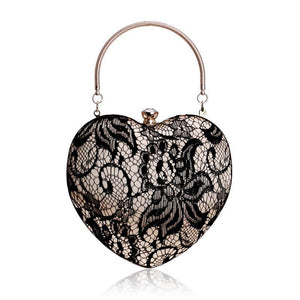 Heart-shaped banquet bag