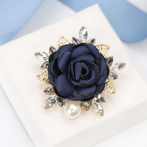 Elegant Rose Flower Brooch