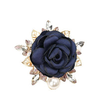 Elegant Rose Flower Brooch