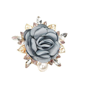 Elegant Rose Flower Brooch