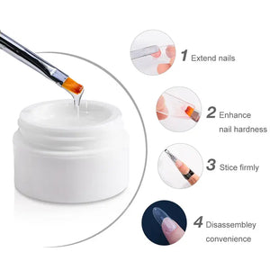 1/2Oz Builder UV Gel Nail Polish For Extension Finger Building Clear Semi Permanent Varnish Art Hybrid Enamel Hard Led Esmaltes