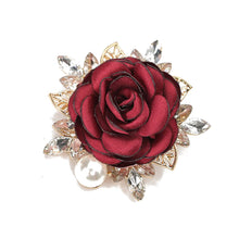 Elegant Rose Flower Brooch