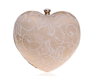 Heart-shaped banquet bag