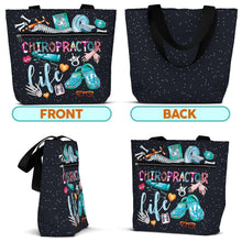 Waterproof LPN Tote Bag with Pockets and Zipper for Work