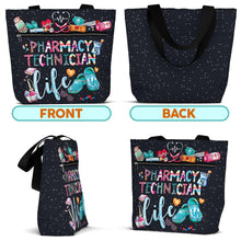 Waterproof LPN Tote Bag with Pockets and Zipper for Work