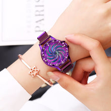 Women Magnet Buckle Rotating Watch