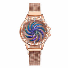 Women Magnet Buckle Rotating Watch