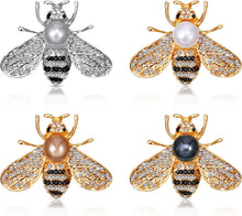 WILLBOND 4 Pieces Honey Bee Brooch