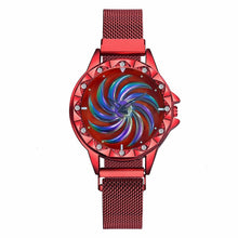 Women Magnet Buckle Rotating Watch