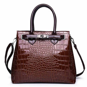 Violet  Leather Women HandBags