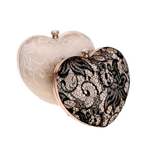 Heart-shaped banquet bag