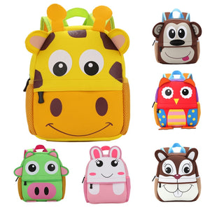 3D Animal Children Backpacks