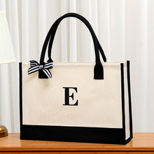 Letter Canvas Tote Bag