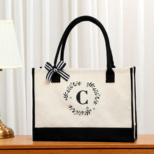 Letter Canvas Tote Bag