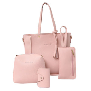 4Pcs Luxury Women Handbag Set